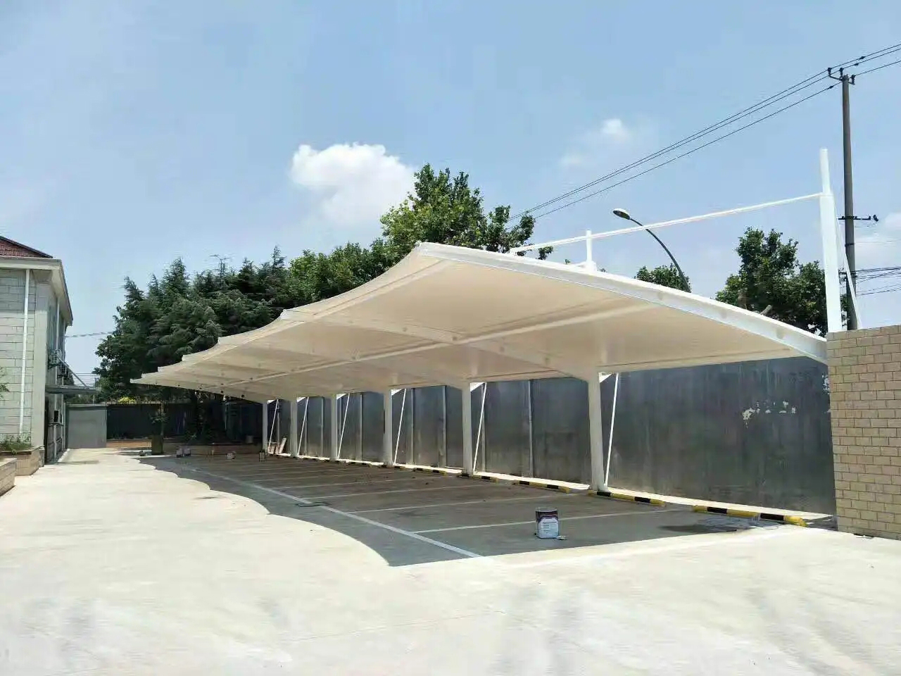 盘山县汽车停车棚